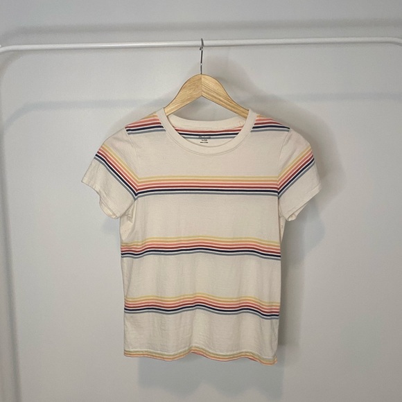 Madewell Tops - MADEWELL | XS Rainbow Tee